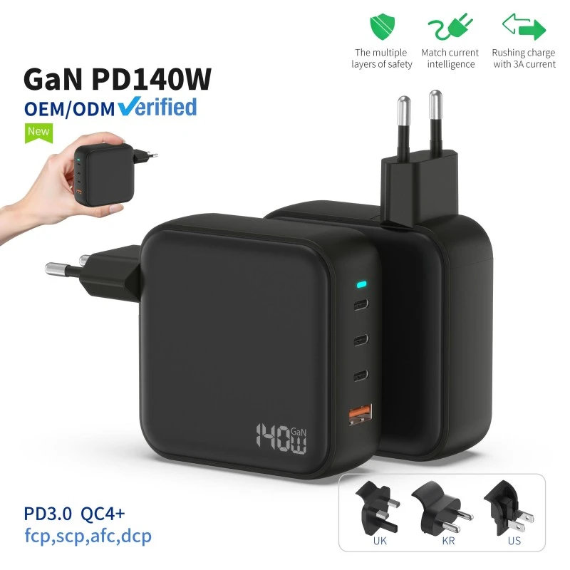 140W GaN PD зарядно устройство