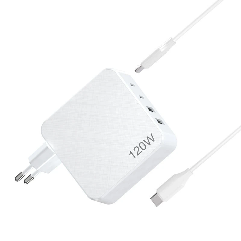 Зарядно устройство за стена с много портове за лаптоп 120W GaN USB C зарядно устройство
