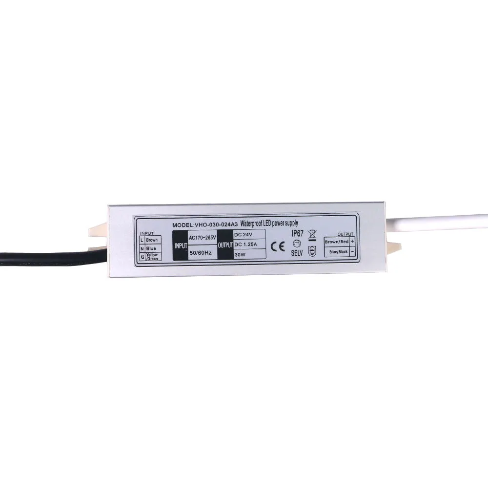 Ултратънко или тънко 12V/24V AC-DC LED SMPS захранване